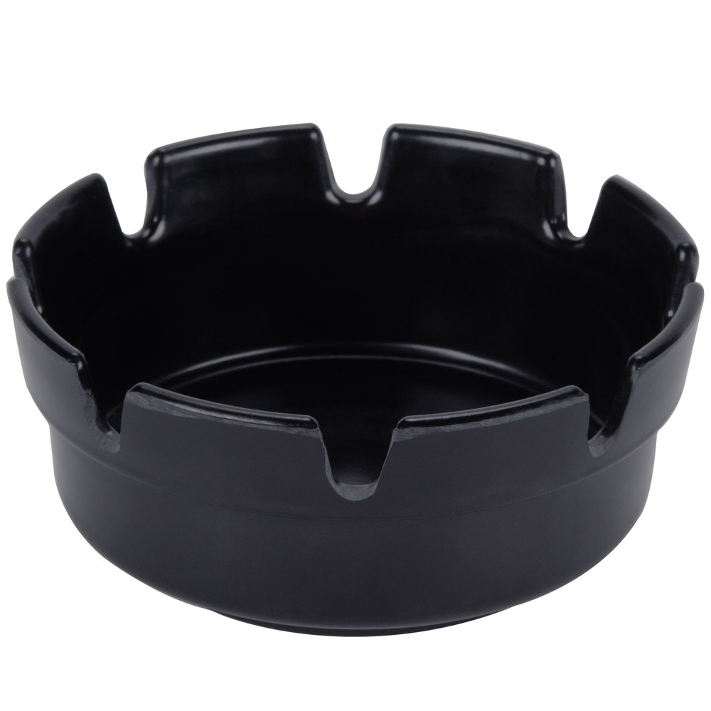 Black Bakelite Ashtray in Ashtrays & Table Crumbers from Simplex